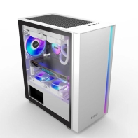 купить Корпус PCCooler LM300W ARGB WH mATX/ITX USB3.0, 2xUSB2.0 White в Алматы фото 3