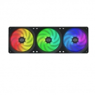 купить Вентилятор для корпуса CoolerMaster MasterFan SF360R 3x120mm 4 pin RGB MFX-B2D3-18NPA-R1 в Алматы фото 1