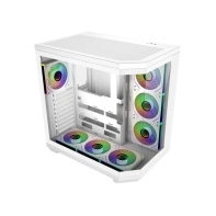 купить Корпус FSP U580-WA, ULTRA Tower ATX, ATX(BTF), M-ATX, Mini-ITX, VGA up to 415mm, 7xARGB FAN,White в Алматы фото 1
