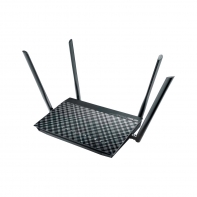 купить Модем, ASUS, DSL-AC52U, ADSL2 /VDSL2, 2.4/5 ГГц, 733 Мбит/с, 4х внешние антенны, 1х USB 2.0 в Алматы фото 1