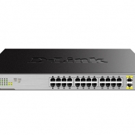 купить Коммутатор, D-Link, DGS-1026MP/A1A, 19-дюймовый стоечный, 24 порта 10/100/1000Base-T   2 комбо-порта 100/1000Base-T/SFP, PoE (802.3af/at), Корпус металл, 1U в Алматы фото 1