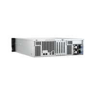 купить Сетевой RAID-накопитель QuTS hero, 16 отсеков 3,5*/2,5*, 2 порта 2,5 GbE RJ-45, 2 порта 10 GBASE-T, стоечное исполнение, 2 блока питания. AMD Ryzen 7000 8C16T до 5,3 ГГц, 32 ГБ DDR4. Направляющие в комплект поставки не входят. в Алматы фото 2