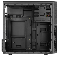купить Компьютерный корпус, Aerocool, CS-105 Blue ACCS-PC09011.B1, Micro ATX/mini-ITX, USB 1*3.0/1*2.0, HD-Audio Mic, Кулер 120мм LED, Высота процессорного кулера 148 мм, Длина VGA до 320мм, 1*5.25*/ 2*3.5*/1*2.5*, 361x187x355мм, Без Б/П, Чёрный в Алматы фото 2
