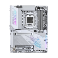 купить Сист.плата Gigabyte X870E A PRO X ICE, X870E, AM5, 4xDDR5, 3xPCI-E x16, M2, SATA, USB-C, HDMI, WIFI7, WHITE, BOX в Алматы фото 1