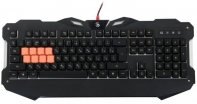 Купить Клавиатура игровая Bloody B328-Black <LED, USB, 8-механических кнопок с оптическими переключателями> Алматы