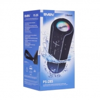 купить Колонка SVEN PS-285, black (20W, Waterproof (IPx7), TWS, Bluetooth, FM, USB, microSD, 3000mA*h) в Алматы фото 4