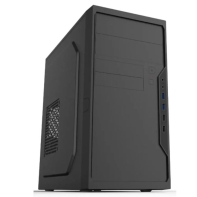 купить Компьютерный корпус Foxline FL-733R, PSU 450W 12cm, w/2xUSB2.0, w/2xUSB3.0, black, mATX в Алматы фото 1