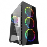 купить Корпус Wintek Energy JX188-11-G TG, ITX/ATX, USB 1*3.0/2*2.0, HD-Audio Mic, 0,5mm, 3*ARGB fan contr в Алматы фото 1