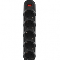 купить Сетевой фильтр SVEN SF-05L 1,8 м (5 розеток) черный /  в Алматы фото 1