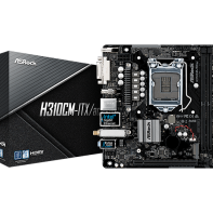 купить Материнская плата ASRock H310CM-ITX/AC LGA1151 H310 2xDDR4 4xSATA3 1xM.2 DVI-D+HDMI+DP m-ITX в Алматы фото 1