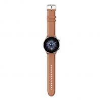 купить Смарт часы, Amazfit, GTR 3 Pro A2040, Дисплей 1.45* AMOLED Ultra HD, Разрешение 331 PPI, Водонепроницаемость (5 АТМ), GPS, Батарея 450 мАч, Тёмно-коричневый в Алматы фото 3