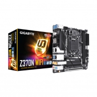 купить Сист. плата Gigabyte Z370N WIFI, Z370, S1151, 2xDDR4 DIMM, PCIe x16, 4xSATA, 2xM2, mITX, BOX в Алматы фото 1