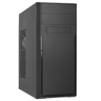 купить Компьютерный корпус Foxline FL-302, PSU 450W 8cm, w/2xUSB2.0, black, ATX в Алматы фото 1