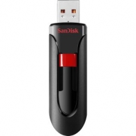 купить Флешка SanDisk Cruzer Glide USB 2.0 SDCZ60-128G-B35 128 Гб black-red в Алматы фото 2