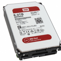 купить Жесткий диск для NAS систем HDD 8Tb Western Digital RED SATA 6Gb/s 3.5* 128Mb 5400rpm WD80EFZX.  Надежный диск, предназначенный для работы в системах NAS для дома и небольшого офиса.                                                                     в Алматы фото 1