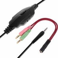 купить Гарнитура игровая CROWN CMGH-101T Black&red в Алматы фото 4