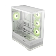 купить Компьютерный корпус MAG PANO 110R PZ WHITE ATX/mATX/mITX, Back connect:ATX/mATX Type-C White в Алматы фото 2