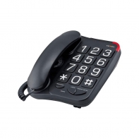 купить Телефон проводной Texet TX-201 черный в Алматы фото 2