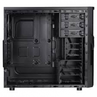 купить Кейс, Thermaltake,  Versa H21 (CA-1B2-00M1NN-00), ATX/Micro ATX, USB 3.0, USB 2.0, HD-Audio, Кулер 12см, Без Б/П, Чёрный в Алматы фото 2