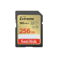 Купить SanDisk Extreme PLUS 256GB SDXC Memory Card + 2 years RescuePRO Deluxe up to 190MB/s & 130MB/s Read/Write speeds, UHS-I, Class 10, U3, V30 Алматы