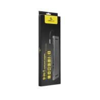 купить Конвертер Cablexpert USB Type-C 9-in-1 multi-port adapter (USB hub 3.0,HDMI,VGA,PD   card reader   LAN   3.5 mm audio), space grey (A-CM-COMBO9-01) в Алматы фото 3