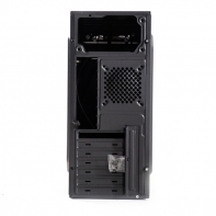 купить CASE Qmax H208B ATX MidiTower, 2,5* x 2, 3,5*x 4,  5,25* x 1 , Expansion Slots x 7, USB 2.0 x 2,  40,5 х 17,5 х 41 см, Steel 0,4mm, ATX/Micro-ATX/Mini-ITX, black в Алматы фото 3