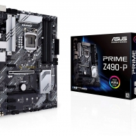 купить Материнская плата ASUS PRIME Z490-P LGA1200 4xDDR4 4xSATA3 Raid 2xM.2 HDMI DP ATX в Алматы фото 1