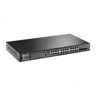 купить Коммутатор управляемый GbE 24-портовый Tp-Link T2600G-28TS (TL-SG3424) <JetStream&trade; 24-Port Gigabit L2 Managed Switch with 4 Gigabit SFP Slots, 56Gbps, 1 RJ45 Console Port, 1 Micro-USB Console Port> в Алматы фото 1