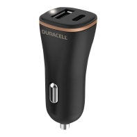 купить Автомобильное зарядное устройство Duracell DR6026A 27W PD USB-A & USB-C Черный в Алматы фото 1