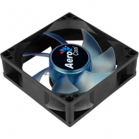 купить Кулер для компьютерного корпуса, AeroCool, Motion 8 Blue-3P, 80мм, 2000±10%об.мин, 3pin, Габариты 80х80х25мм, Чёрно-Синий в Алматы фото 1
