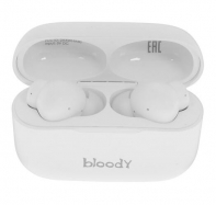 купить Наушники TWS Bloody M30-White <BTv5.0, 500 40mAh, MOCI, 105dB> в Алматы фото 3