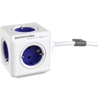 купить Разветвитель Allocacoc PowerCube Extended USB с кабелем 1.5М BLUE <EU розетка, 3680W, 16A/250V> в Алматы фото 1