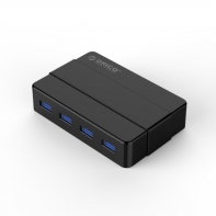 купить USB Хаб ORICO H4928-U3-V1-EU-BK <USB3.0x3, 1M, 109*72*26,5mm, BLACK> в Алматы фото 2