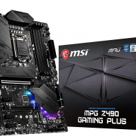 купить Материнская плата MSI MPG Z490 GAMING PLUS LGA1200 iZ490 4xDDR4 6xSATA3 RAID 2xM.2 HDMI DP ATX в Алматы фото 1