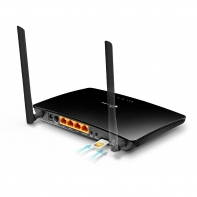 купить Маршрутизатор 4G LTE беспроводной 300M TL-MR6400 (3 порта LAN 10/100 Mbps, 1 порт LAN/WAN 10/100 Mbps, 1 слот для SIM-карты, 2 встроенные Wi-Fi антенны, 2 съёмные внешние антенны 4G LTE (SMA), 300 Mbps на 2,4GHz) в Алматы фото 2