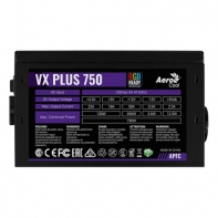 купить Блок питания, Aerocool, VX-750, 750W, ATX, APFC, 20 4 pin, 4 4pin, 6*Sata, 3*Molex, 1*FDD, 2*PCI-E 6 2 pin, Поддержка Haswell, Вентилятор 12 см, Кабель питания, Чёрный в Алматы фото 3