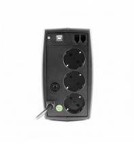 купить Источник бесперебойного питания 3Cott-1050-CNL, Connect line, Smart, AVR, 1050VA/630W, 12V/7Ah*2, Schuko*3, USB, RJ11, LED в Алматы фото 3