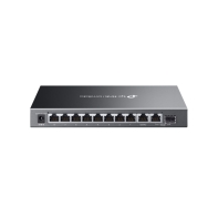 купить Коммутатор PoE+ GbE Easy Managed  10-портовый TP-Link Omada ES210GMP <8-port GbE 802.3af/at PoE+,  1 порт GbE RJ45, 1 гигабитный SFP/RJ45 комбо-порт, QoS 802.1p/DSCP, IGMP Snooping, бюджет мощности PoE 123W, Omada SDN, 32 группы VLAN, PoE до 250 м, Q в Алматы фото 2