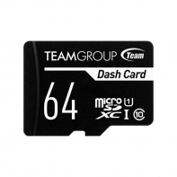 купить Карта памяти Team Group TEAM DASH MICRO SDXC 64GB UHS-I RETAIL W/1Adapter, TDUSDX64GUHS03 в Алматы фото 1