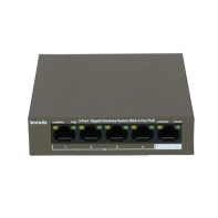 Купить PoE-коммутатор Tenda TEG1105P-4-63W 5-port Gigabit Ethernet с 4-port PoE бронзовый Алматы