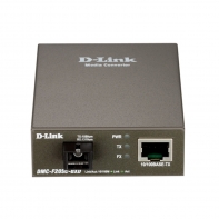 купить WDM Медиаконвертер, D-Link, DMC-F20SC-BXD/A1A, с 1 портом 10/100Base-TX и 1 портом 100Base-FX с разъемом SC (ТХ: 1550 нм. RX: 1310 нм) для одномодового оптического кабеля (до 20 км) в Алматы фото 1