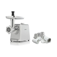 купить Мясорубка Gorenje MG2502SJX, 2500 Вт, 2,4 кг/мин, пластик/металл, белый, соковыжималка в Алматы