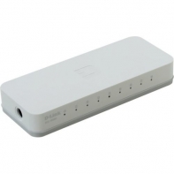 купить D-Link DES-1008C/A1A  8-порт  неуправ-й коммутатор 10/100  пластиковый корпус /  в Алматы фото 1
