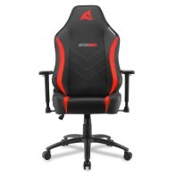 купить Игровое кресло Sharkoon Skiller SGS20 Black/Red <Cинтетическая кожа, Газлифт 4, подлокотник 3D> в Алматы фото 2