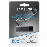 купить USB-ФЛЕШ накопитель 32Gb Samsung DUO Plus USB Type-C/Type A MUF-32DB/APC в Алматы фото 3