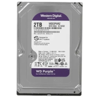 купить Жёсткий диск HDD 2 Tb SATA 6Gb/s Western Digital Purple Surveillance WD22PURZ 3.5* 256Mb в Алматы фото 1