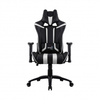 купить Игровое компьютерное кресло, Aerocool, AC120 AIR-BW, Искусственная кожа PU AIR, (Ш)53*(Г)57*(В)124 (132) см, Чёрно-Белый в Алматы фото 2