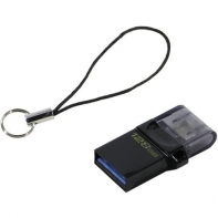 купить USB Флеш 128GB 3.0 Kingston OTG DTDUO3G2/128GB черный в Алматы фото 1