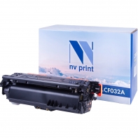 купить Картридж NVP совместимый HP CF032A Yellow для LaserJet Color CM4540 MFP/CM4540f MFP/CM4540fskm (1250) в Алматы фото 1