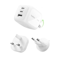 Купить BELKIN 70w 2C1A Wall Charger with interchangable plug tips UK, EU, US Алматы